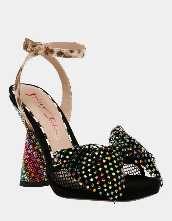 Betsey Johnson Aisha Black Multi Fashion