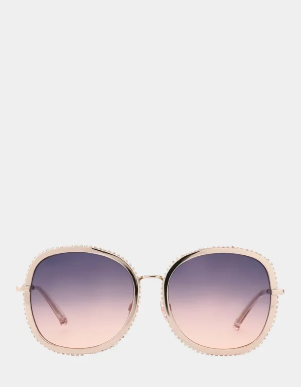 Betsey Johnson All The Trimmings Sunglasses Gold Shop