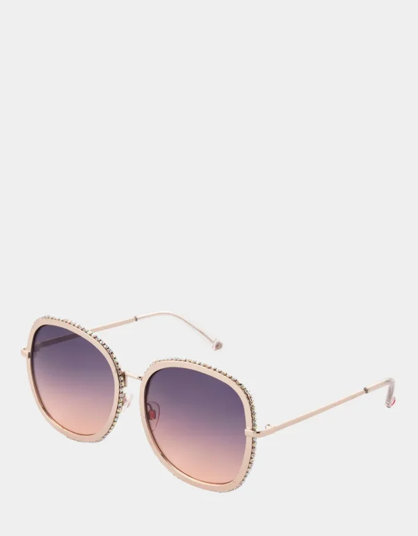 Betsey Johnson All The Trimmings Sunglasses Gold Shop