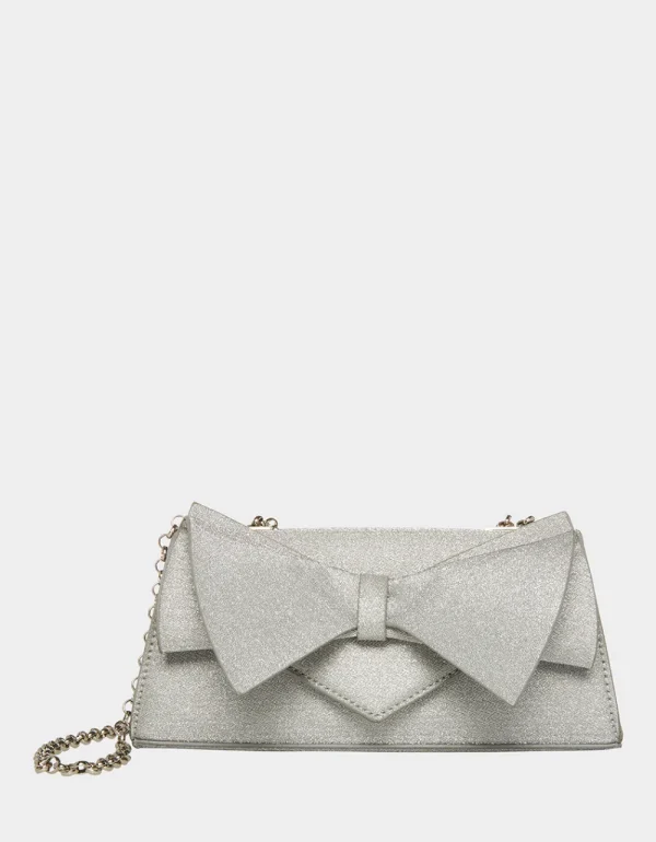 Betsey Johnson Angular Bow Convertible Bag Silver Shop