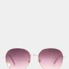 Betsey Johnson Around Town Sunglasses Pink Store