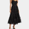 Betsey Johnson Beautiful Butterfly Maxi Dress Black Cheap