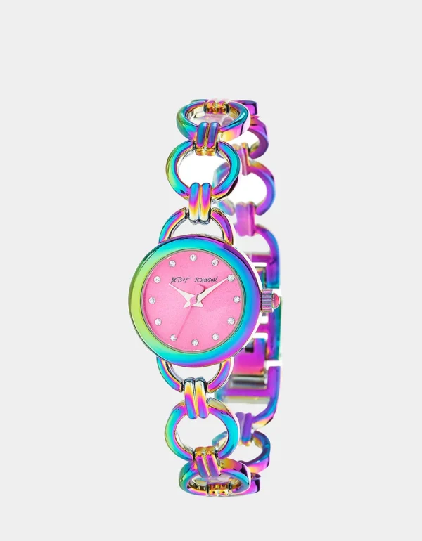 Betsey Johnson Betsey Time Links Of Love Watch Multi Cheap