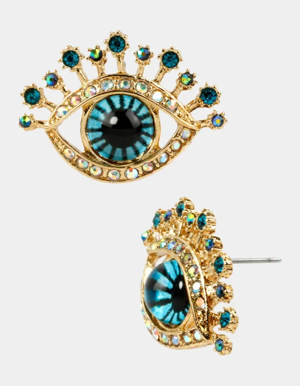 Betsey Johnson Betseys Eye Studs Multi Shop