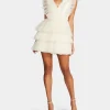 Betsey Johnson Betseys Tiered Tulle Dress Cream Shop