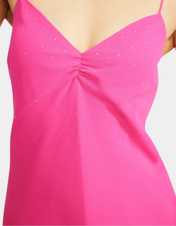 Betsey Johnson Bit Of Bling Slip Dress Pink Best Sale