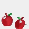 Betsey Johnson Charm School Apple Studs Red Online