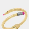 Betsey Johnson Charm School Pencil Bangle Gold Online