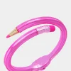 Betsey Johnson Charm School Pencil Bangle Pink Hot