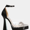 Betsey Johnson Cher Black Satin Store