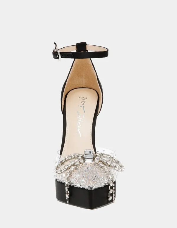 Betsey Johnson Cher Black Satin Store