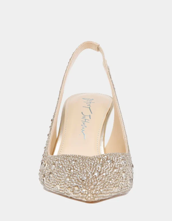 Betsey Johnson Clark Gold Cheap