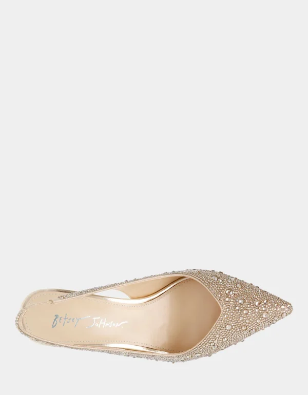 Betsey Johnson Clark Gold Cheap