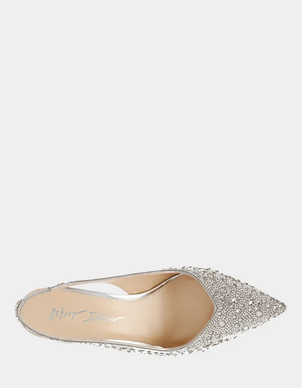 Betsey Johnson Clark Silver Cheap