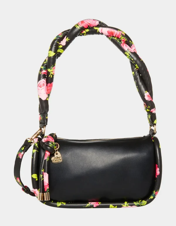 Betsey Johnson Don'T Get It Twisted Shoulder Bag Black Store