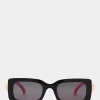 Betsey Johnson Easy Does It Sunglasses Black Multi Store