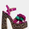 Betsey Johnson Eugene Leopard Multi Clearance