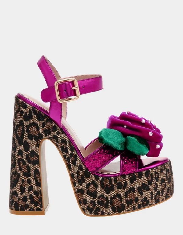 Betsey Johnson Eugene Leopard Multi Clearance