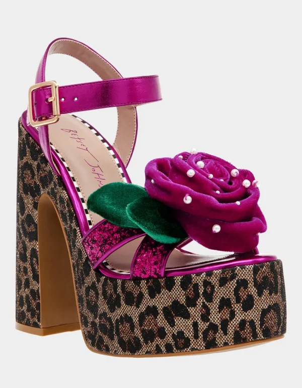 Betsey Johnson Eugene Leopard Multi Clearance