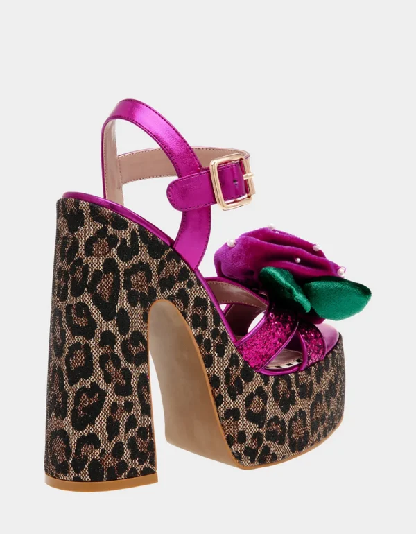 Betsey Johnson Eugene Leopard Multi Clearance