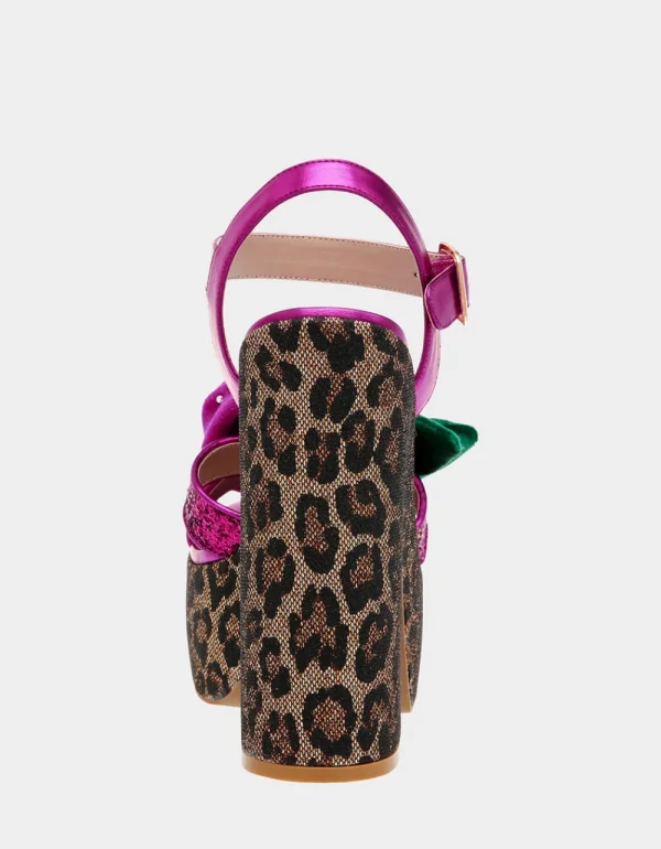 Betsey Johnson Eugene Leopard Multi Clearance