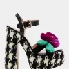 Betsey Johnson Eugene Black/White Black White Hot