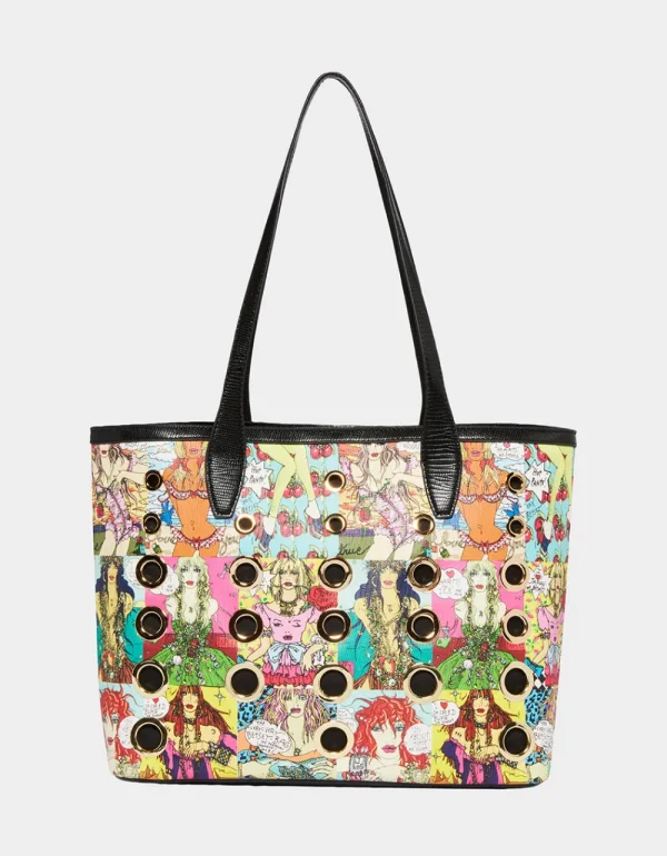 Betsey Johnson Grommet Tote Multi Clearance