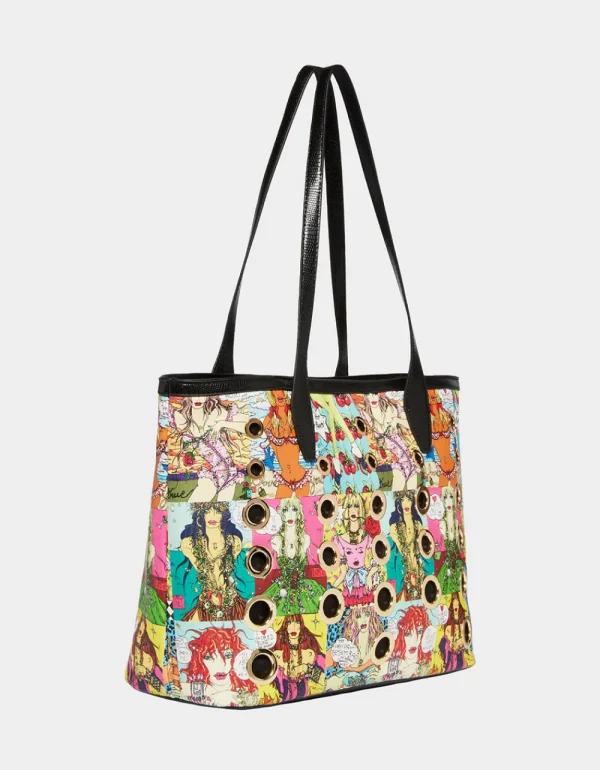 Betsey Johnson Grommet Tote Multi Clearance