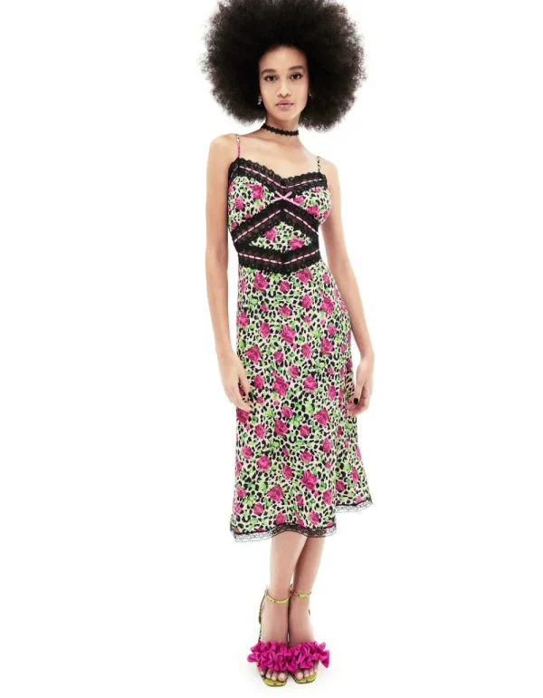 Betsey Johnson Hollywood Midi Dress Multi Best Sale