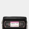 Betsey Johnson Kitsch Be Kind Rewind Vhs Crossbody Black Fashion