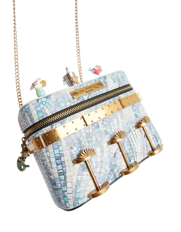 Betsey Johnson Kitsch Drink Like A Fish Dive Bar Crossbody Multi Best Sale