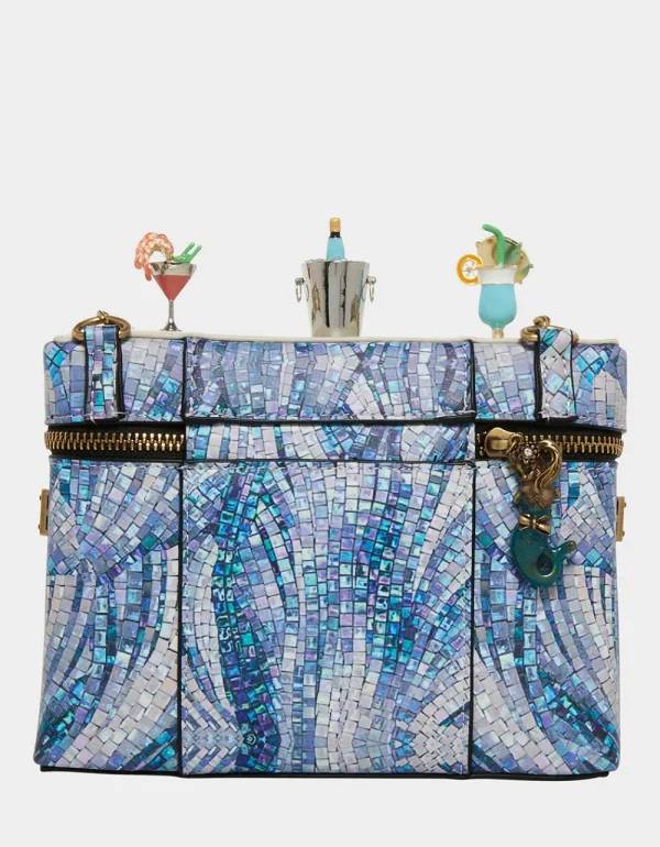 Betsey Johnson Kitsch Drink Like A Fish Dive Bar Crossbody Multi Best Sale