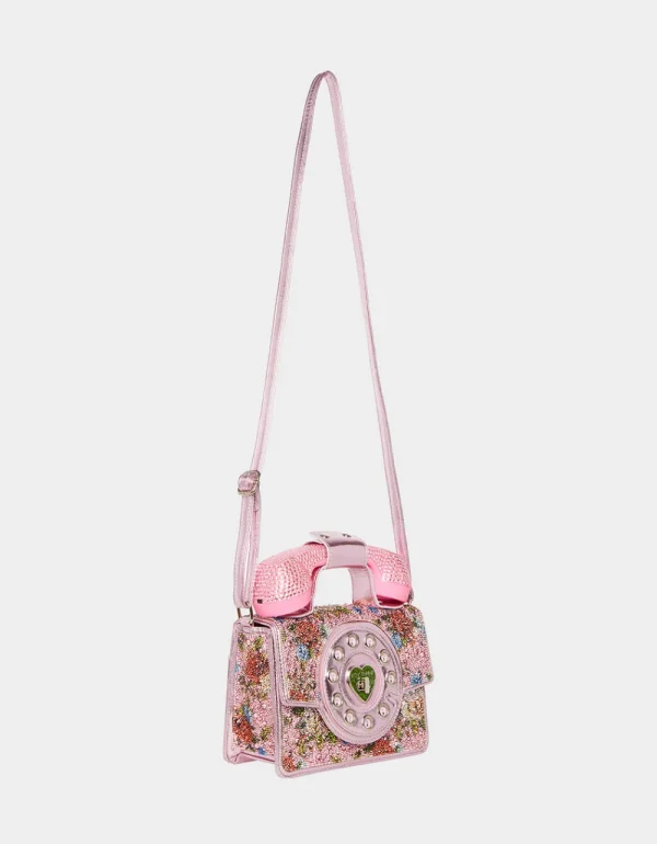 Betsey Johnson Kitsch Gimme A Ring Phone Bag Pink Shop