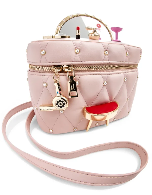 Betsey Johnson Kitsch Mirror Mirror Vanity Crossbody Blush Store