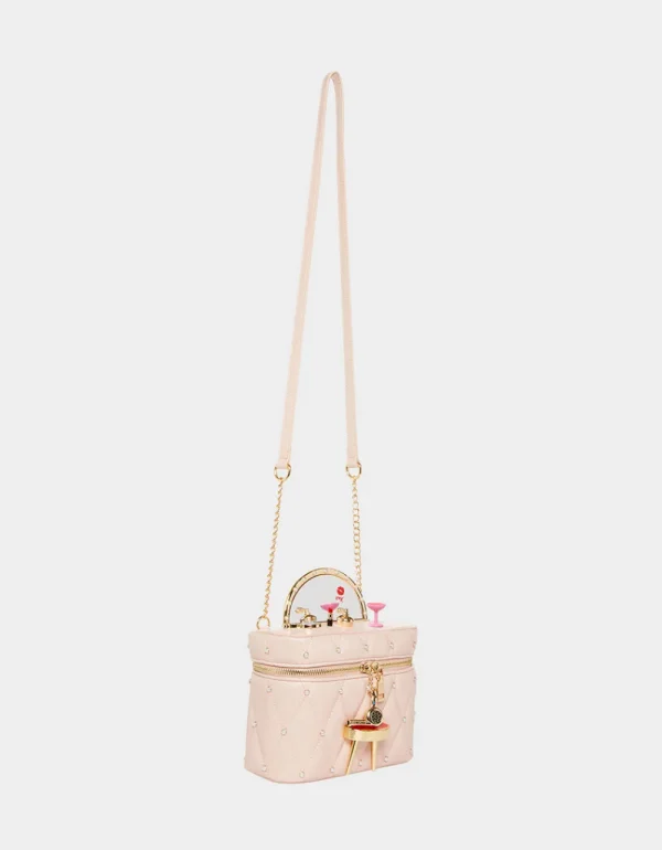 Betsey Johnson Kitsch Mirror Mirror Vanity Crossbody Blush Store