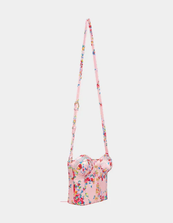 Betsey Johnson Kitsch Of Corsets Love Crossbody Floral Outlet