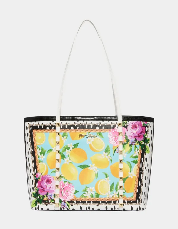 Betsey Johnson Lemon Squeezy Tote Multi Best Sale