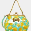 Betsey Johnson Lil' Nugget Kiss Lock Bag Lemon Best