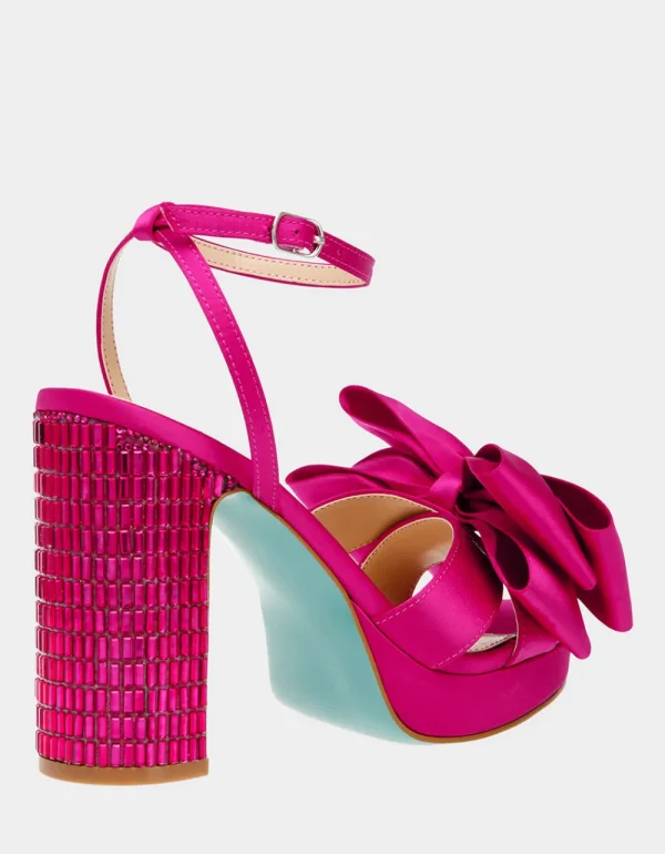 Betsey Johnson Maddy Fuchsia New