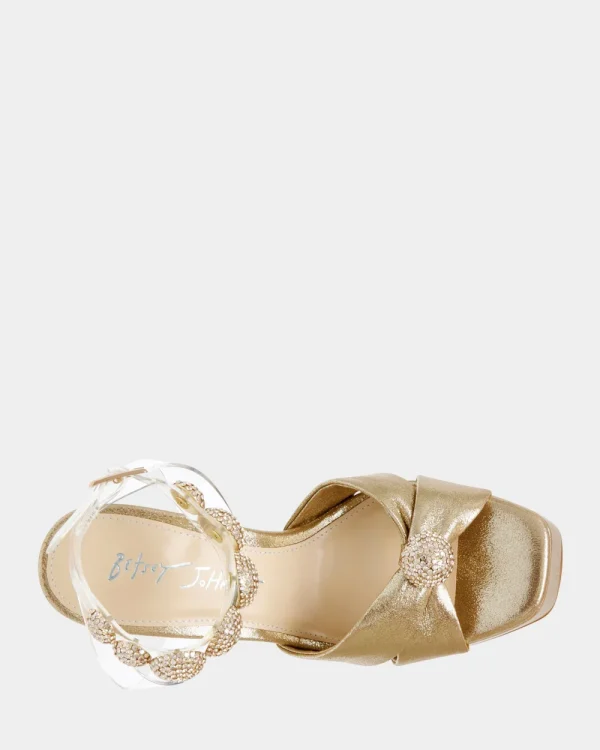 Betsey Johnson Mason Gold New