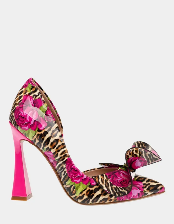 Betsey Johnson Nobble-P Leopard Multi Hot