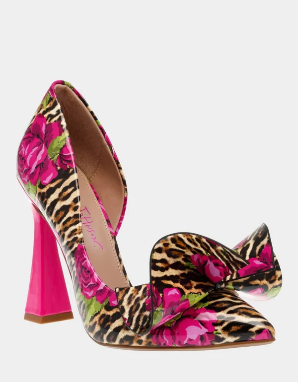 Betsey Johnson Nobble-P Leopard Multi Hot