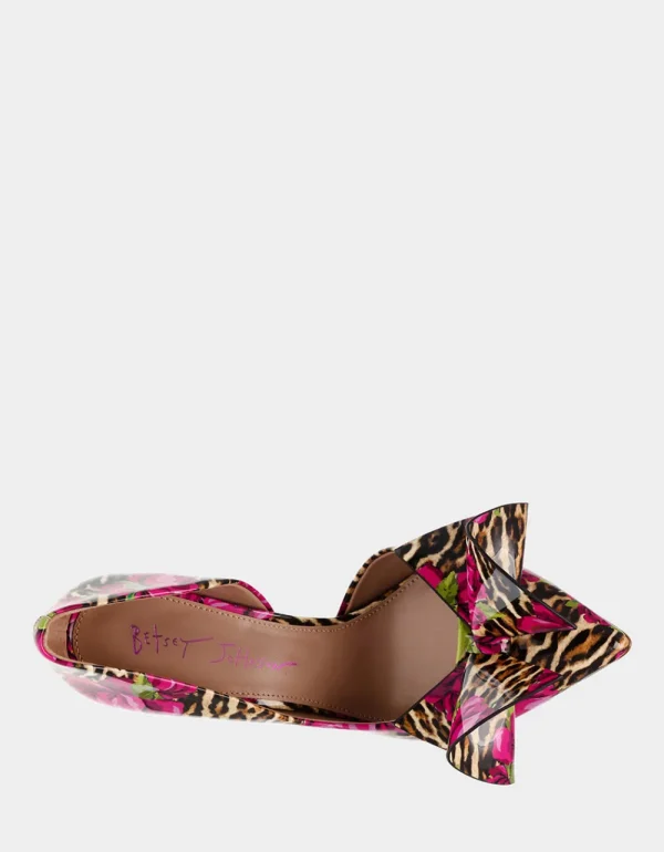 Betsey Johnson Nobble-P Leopard Multi Hot