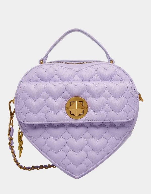 Betsey Johnson Oh My Heart Crossbody Lavender Online