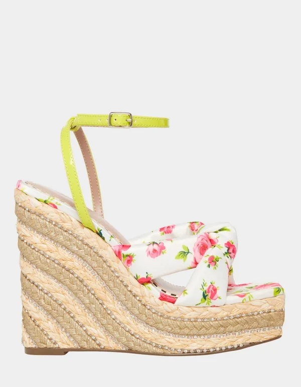 Betsey Johnson Pansie White Multi Hot