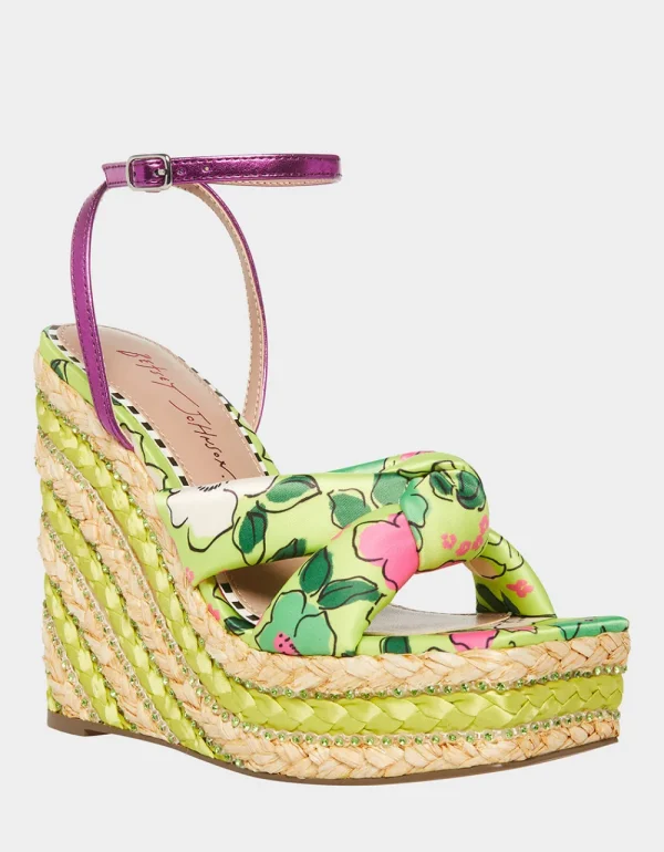 Betsey Johnson Pansie Yellow Multi Flash Sale