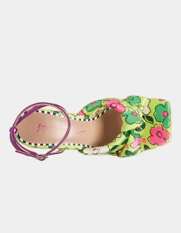 Betsey Johnson Pansie Yellow Multi Flash Sale