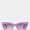 Betsey Johnson Petite Petals Sunglasses Purple Shop