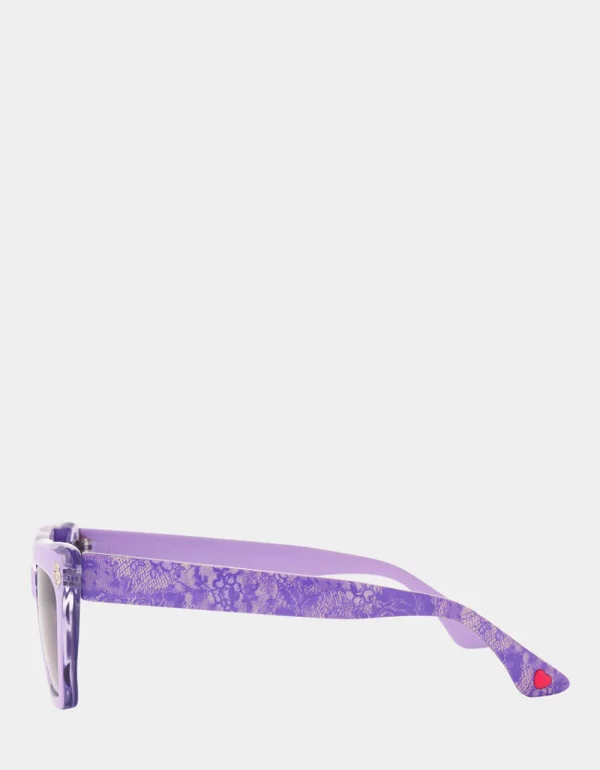 Betsey Johnson Petite Petals Sunglasses Purple Shop