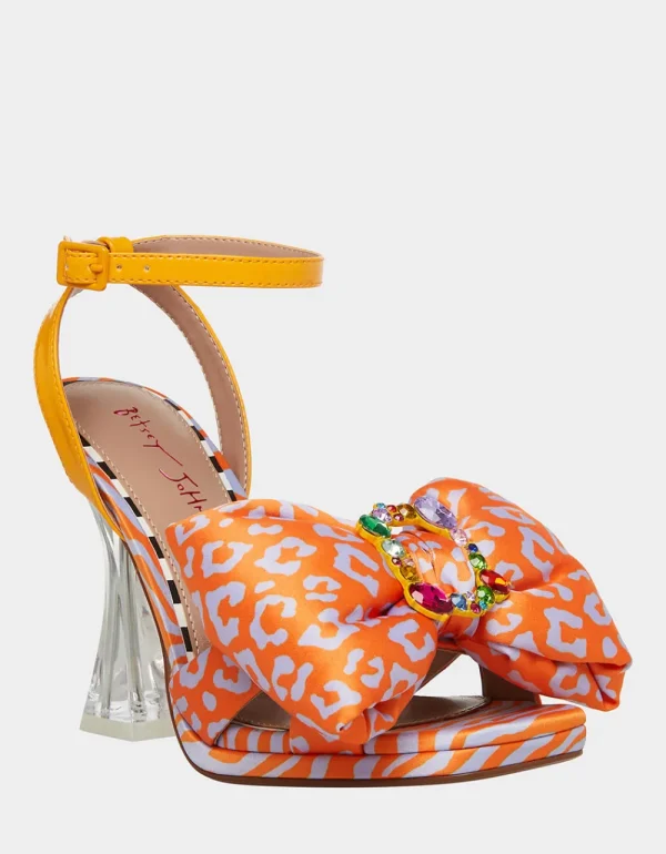 Betsey Johnson Pollie Orange Multi Sale